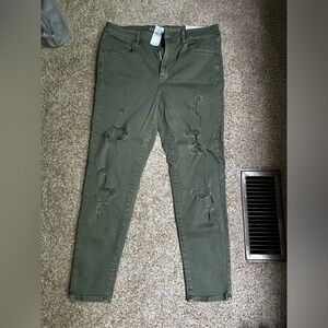AEO American eagle high rise jegging size 14 short
